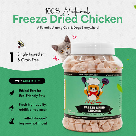Freeze Dried Cat Treats Chicken (1.75oz-3.5oz)