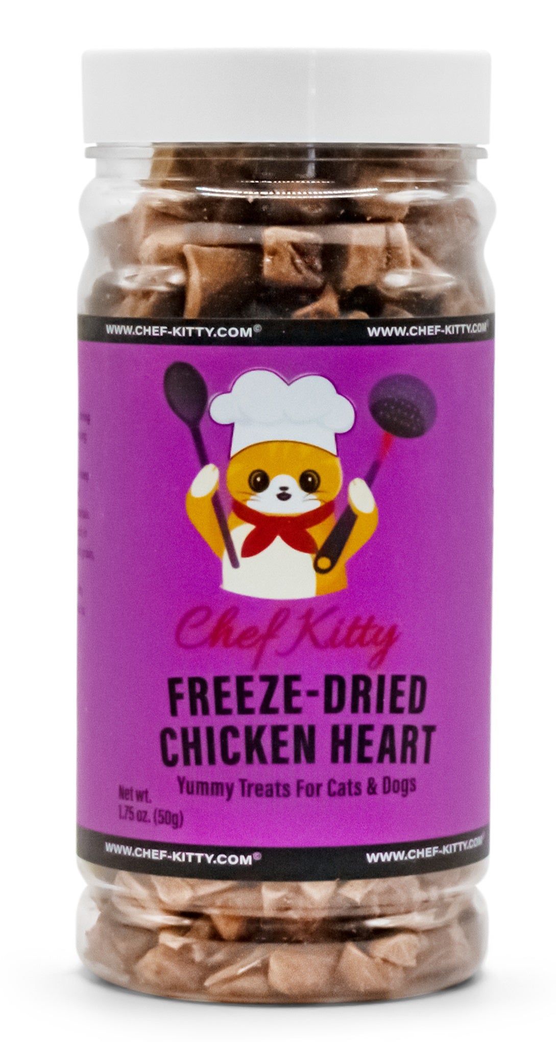 Freeze Dried Cat Treats Chicken Heart (1.75oz-3.5oz)