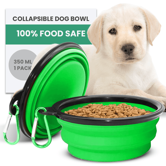 Collapsible Dog Bowls for Travel, Portable Dog Water Bowl & Food Bowl for Dogs and Cats, Foldable Pet Feeding Dish for Walking Hiking Camping with Carabiner, BPA Free - Chef - Kitty