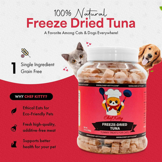 Freeze Dried Tuna Cat & Dog Treats - Chef - Kitty