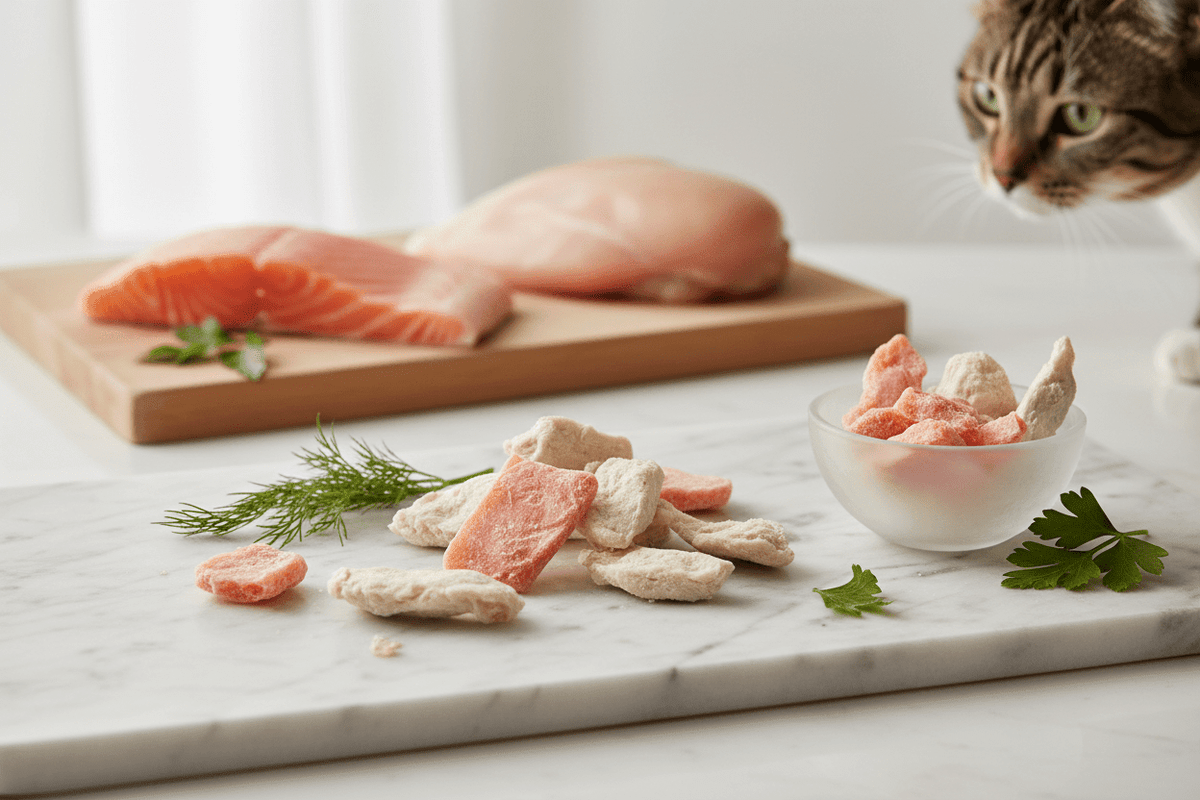 Human-Grade, Pasture-Raised & Wild-Caught Cat Treats - Chef-Kitty