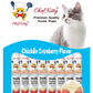 Chef Kitty Purée Pops, Cat Treats, Grain-Free, Lickable, Squeezable Creamy Cat Treat/Topper with Vitamin E & Taurine - 10 Pack Bags