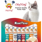 Chef Kitty Purée Pops, Cat Treats, Grain-Free, Lickable, Squeezable Creamy Cat Treat/Topper with Vitamin E & Taurine - 10 Pack Bags