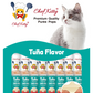 Chef Kitty Purée Pops, Cat Treats, Grain-Free, Lickable, Squeezable Creamy Cat Treat/Topper with Vitamin E & Taurine - 10 Pack Bags