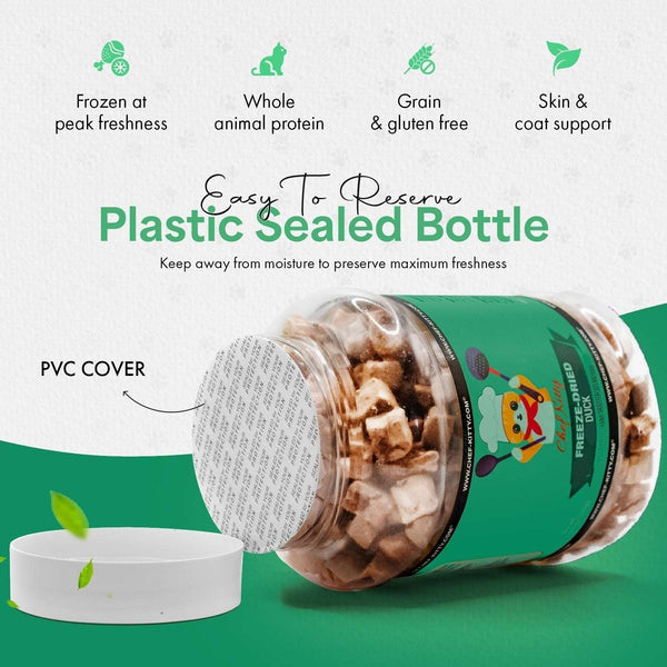 Freeze-Dried Duck Treats for Cats & Dogs