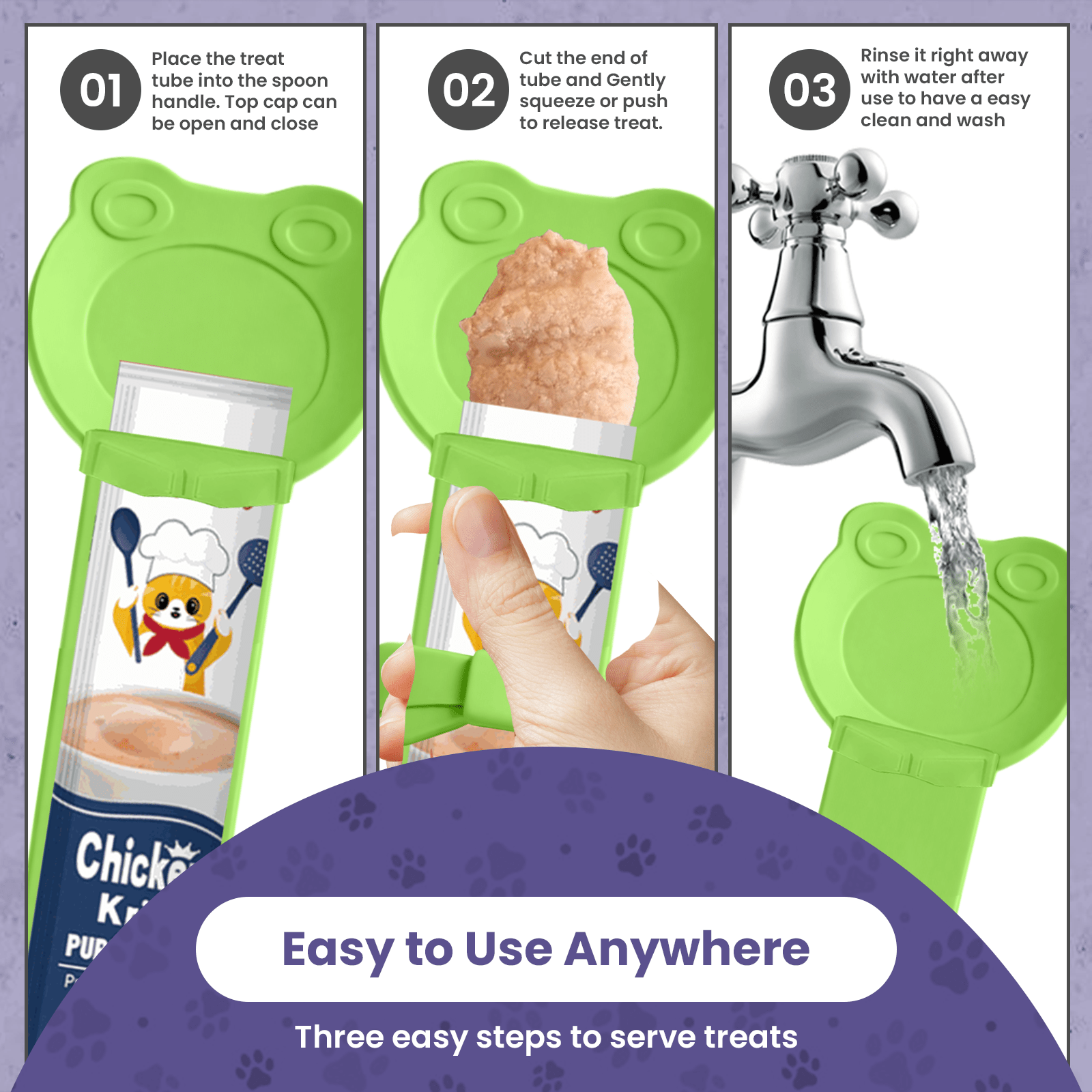 Chef Kitty Cat Treat Spoon - Chef - Kitty