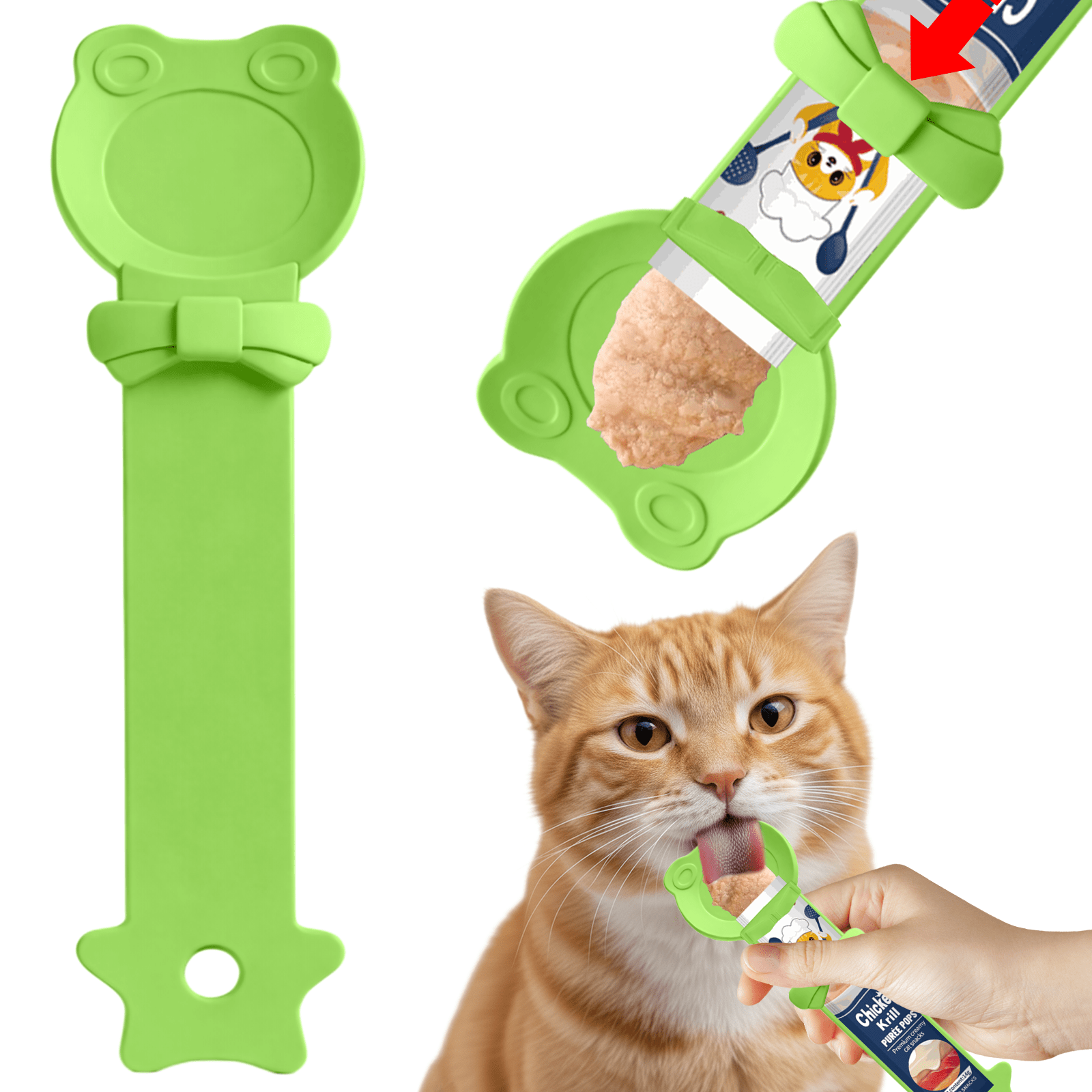 Chef Kitty Cat Treat Spoon - Chef - Kitty