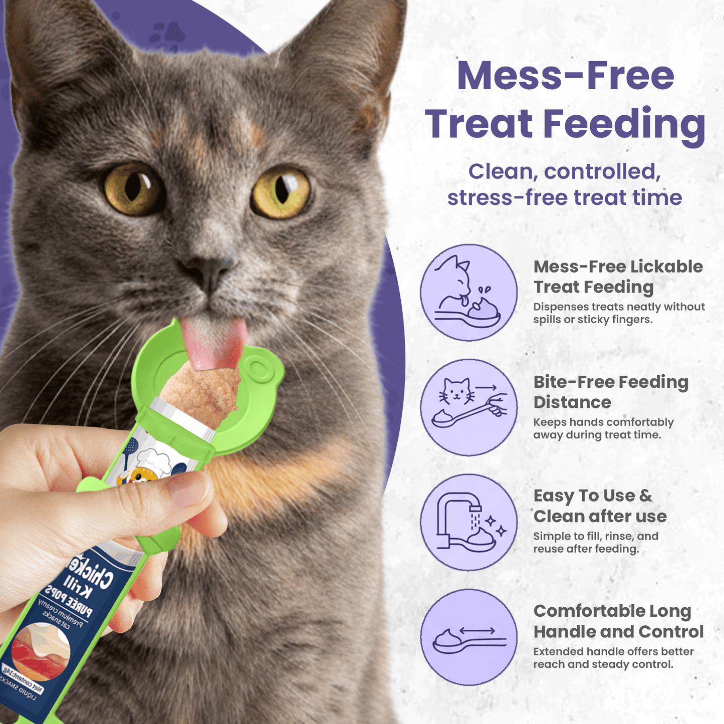 Chef Kitty Cat Treat Spoon - Chef - Kitty