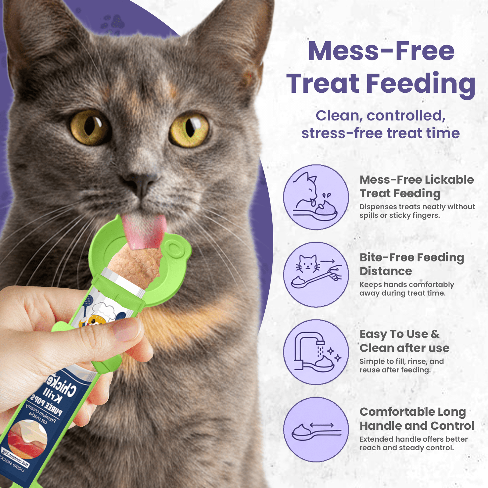 Chef Kitty Cat Treat Spoon - Chef - Kitty