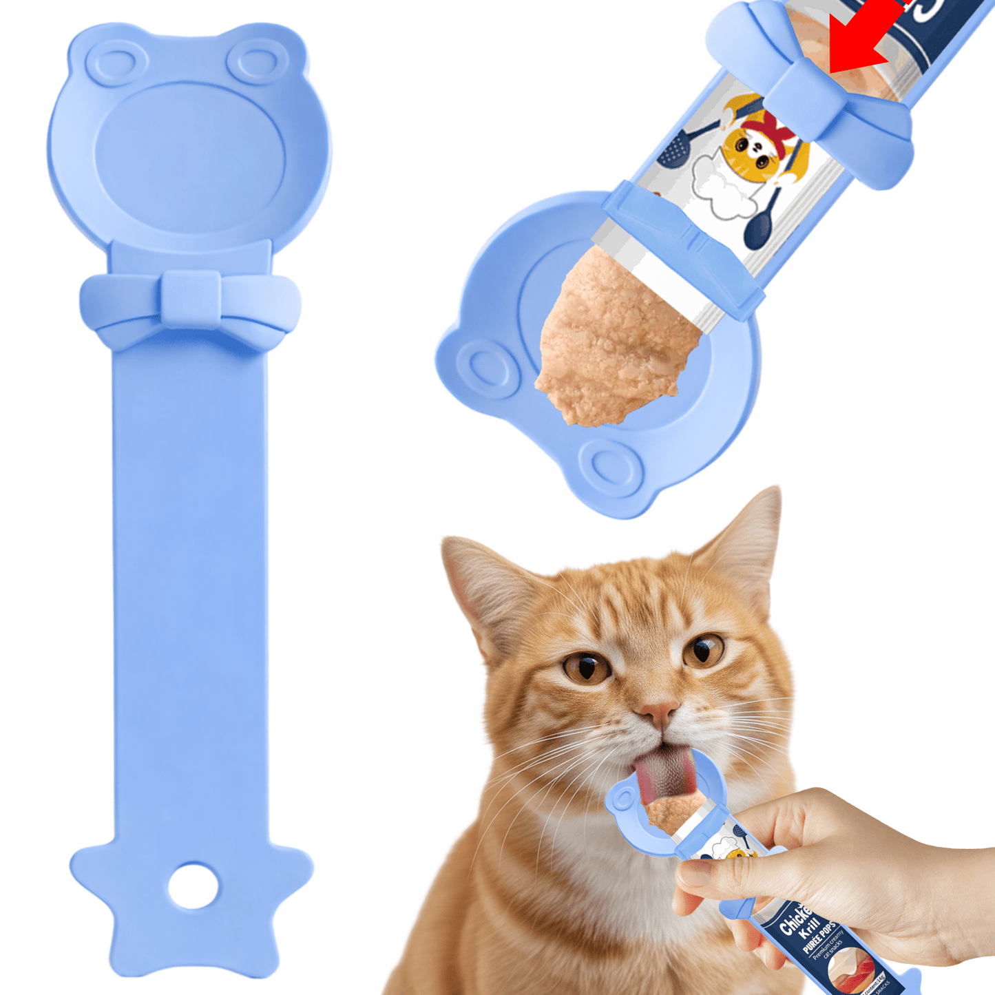 Chef Kitty Cat Treat Spoon - Chef - Kitty