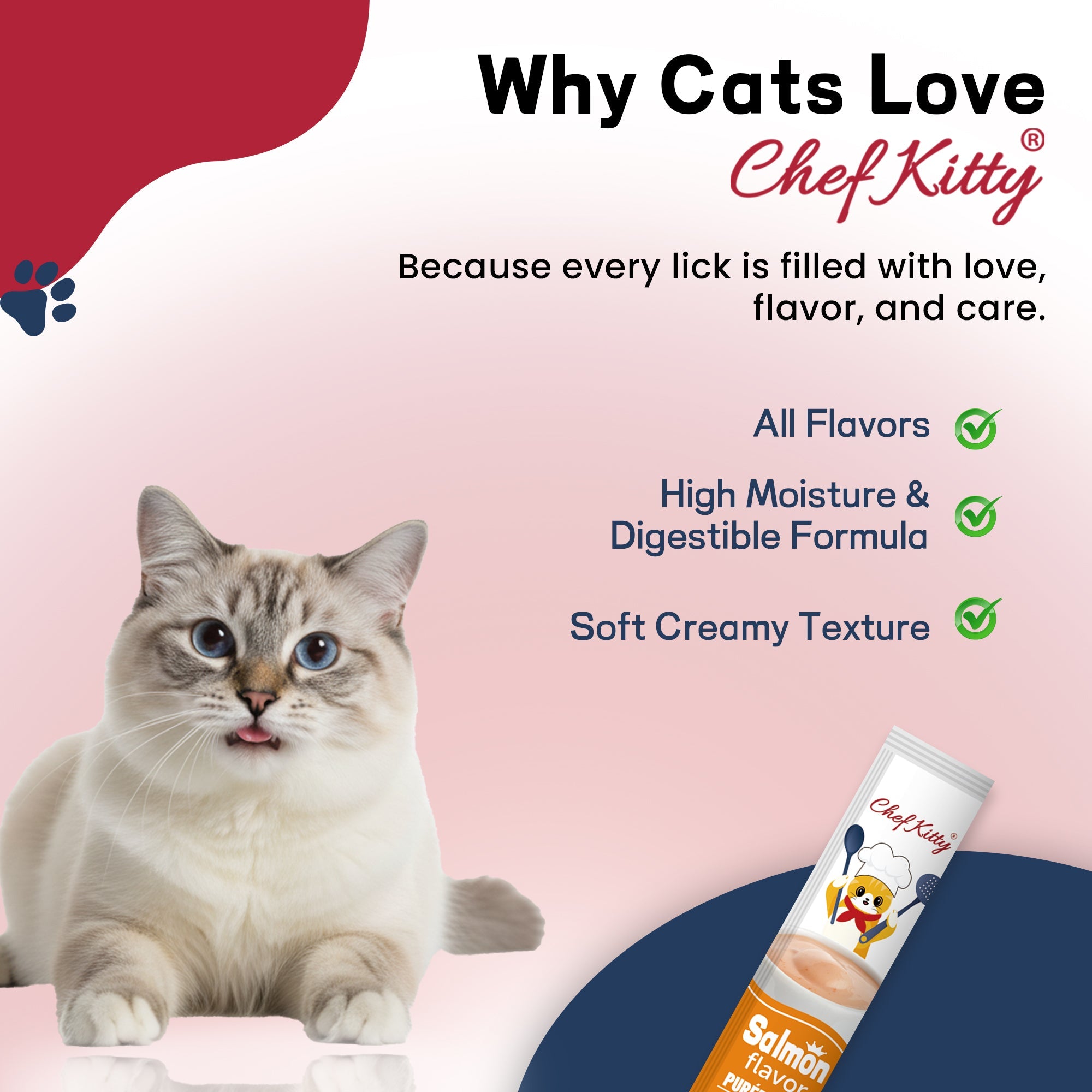 Chef Kitty Purée Pops - Grain-Free Cat Treats 20 Pack - Chef-Kitty