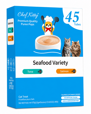 Chef Kitty Purée Pops - Grain - Free Cat Treats 20 Pack - Chef - Kitty
