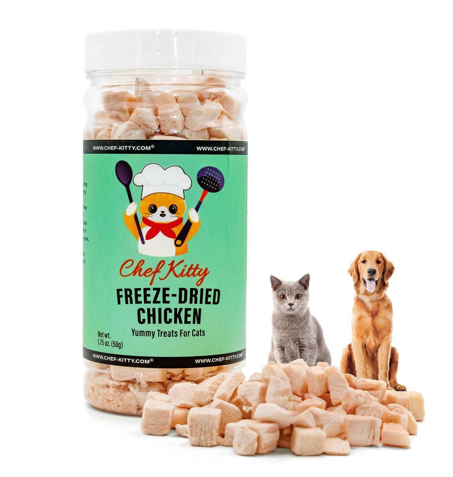 Freeze Dried Chicken Cat and Dog Treats - Chef - Kitty