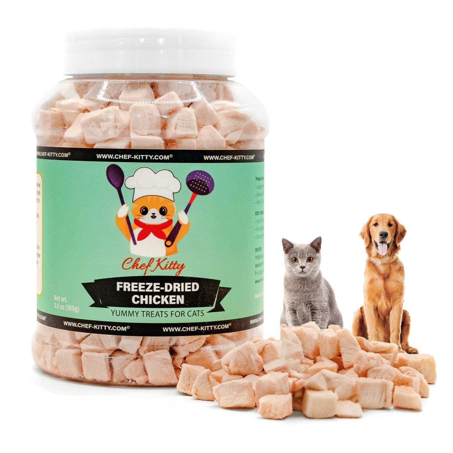 Freeze Dried Chicken Cat and Dog Treats - Chef - Kitty