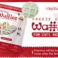 Freeze Dried Chicken Cat & Dog Treats - Waffles made with Human Grade Chicken Breast & Liver - 4 Natural Flavors - Healthy, Tasty, Dry Food for Indoor Cats, Kittens, Dogs - Inspected & Tested in the USA - Chef - Kitty