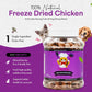 Freeze Dried Chicken Heart Pet Treats for Cats & Dogs