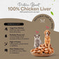 Freeze Dried Chicken Liver Dog & Cat Treats - Inspected & Tested in the USA - Chicken Liver (1.75oz - 3.5oz) - Chef - Kitty