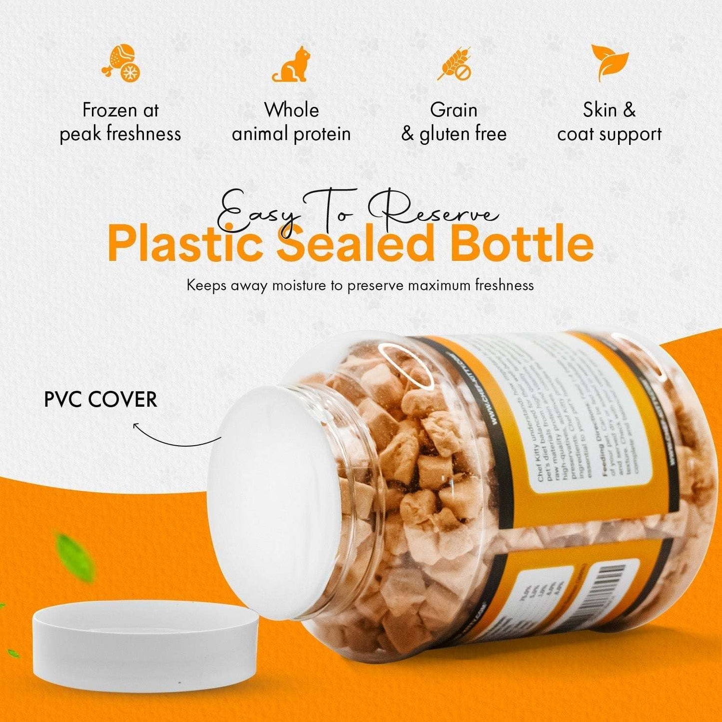 Pet Treats for Cats & Dogs – Wild-Caught Freeze-Dried Salmon