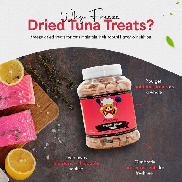 100% Wild Caught Tuna Treats for Cats & Dogs –  Freeze-Dried