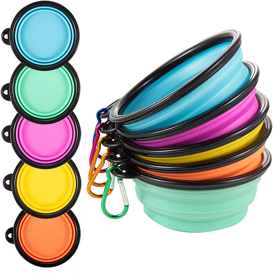 Cat Food/Water Collapsible Bowls
